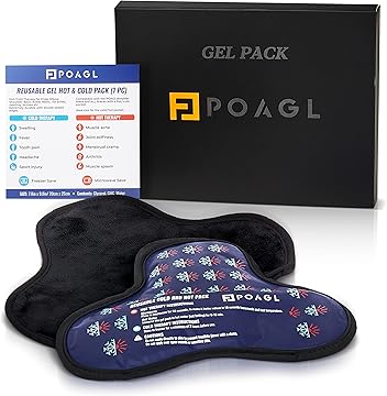POAGL Hot & Cold Gel Pack – Fits Shoulder Brace | Reusable & Leak-Proof for Pain Relief